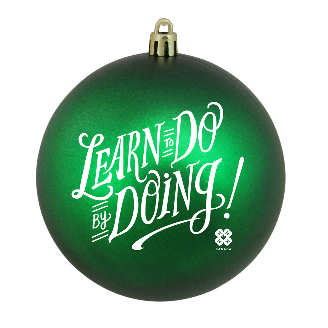 Learn To Do By Doing Holiday Ornament