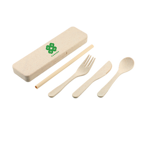 Wheat Straw/Utensil Set